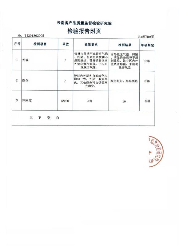 HDPE双壁波纹管